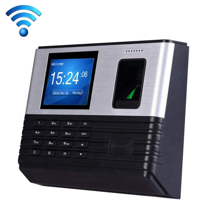 Realand AL355 Fingerprint Time Attendance with 2.8 inch Color Screen & ID Card Function & WiFi, AL355 AL355