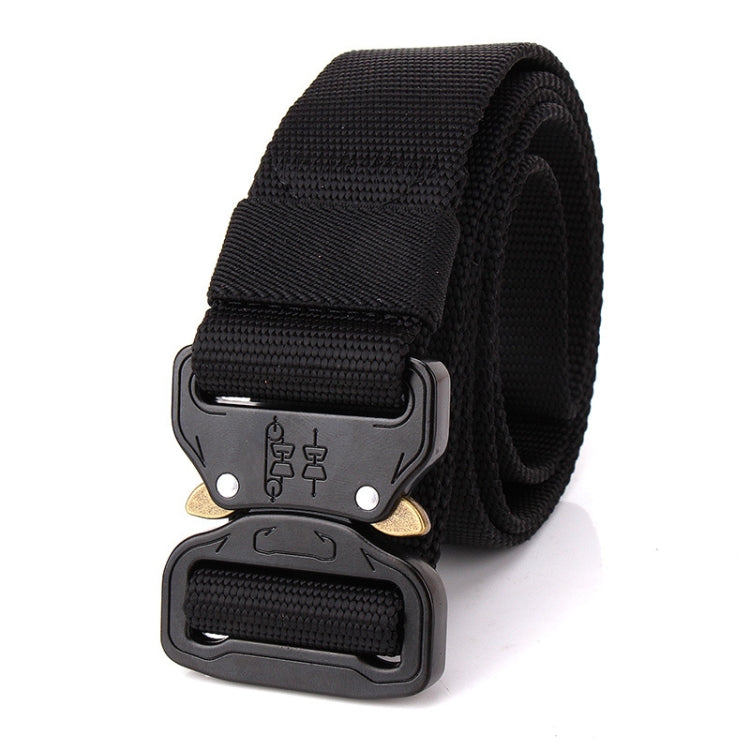 New Quick Release Buckle Safety Outer Belt Quick Dry Pure Nylon Training Belt Black