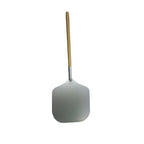 12" Aluminium Pizza Peel with Wooden Handle - Overall Length 25 Inches