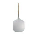 12" Aluminium Pizza Peel with Wooden Handle - Overall Length 30 Inches