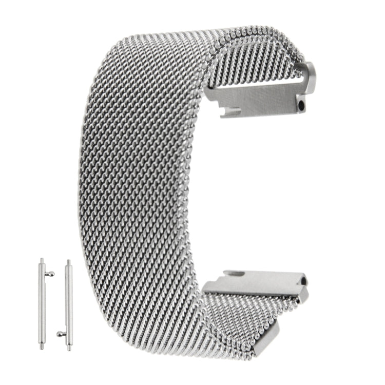 18mm Magnetic Milanese Loop Stainless Steel Magnet Closure Lock Bracelet Strap Band for Huawei Watch Band 5, Milanese Loop Milanese Loop