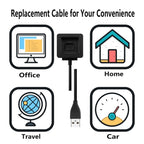 For Fitbit Blaze Smart Watch USB Charger Cable, Length: 1m