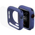 ENKAY Hat-Prince 2 in 1 TPU Semi-clad Protective Shell + 3D Full Screen PET Curved Heat Bending HD Screen Protector for Apple Watch Series 6 / 5 / 4 / SE3 / 2 / 1 40mm, 40mm 40mm Blue