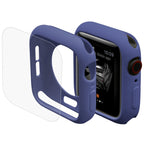 ENKAY Hat-Prince 2 in 1 TPU Semi-clad Protective Shell + 3D Full Screen PET Curved Heat Bending HD Screen Protector for Apple Watch Series 6 / 5 / 4 / SE3 / 2 / 1 40mm, 40mm 40mm Blue