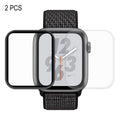 2 PCS ENKAY Hat-Prince 3D Full Screen PET + 3D Full Screen Electroplating PET Curved Heat Bending HD Screen Protector For Apple Watch Series 6 / 5 / 4 / Watch SE 44mm, For Apple Watch Series 6 / 5 / 4 / Watch SE 44mm For Apple Watch Series 6 5 4 Watch SE 44mm