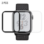 2 PCS ENKAY Hat-Prince 3D Full Screen PET + 3D Full Screen Electroplating PET Curved Heat Bending HD Screen Protector For Apple Watch Series 6 / 5 / 4 / Watch SE 44mm, For Apple Watch Series 6 / 5 / 4 / Watch SE 44mm For Apple Watch Series 6 5 4 Watch SE 44mm