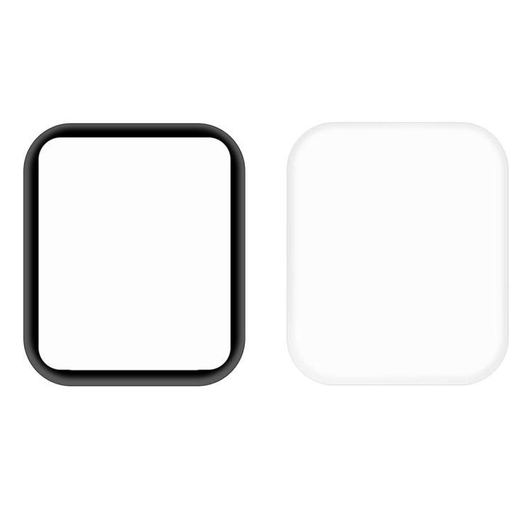 2 PCS ENKAY Hat-Prince 3D Full Screen PET + 3D Full Screen Electroplating PET Curved Heat Bending HD Screen Protector For Apple Watch Series 6 / 5 / 4 / Watch SE 44mm, For Apple Watch Series 6 / 5 / 4 / Watch SE 44mm