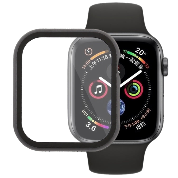 Metal Front Frame Protective Case For Apple Watch Series 6 / 5 / 4 /... For Apple Watch Series 6 5 4 Watch SE 44mm Black