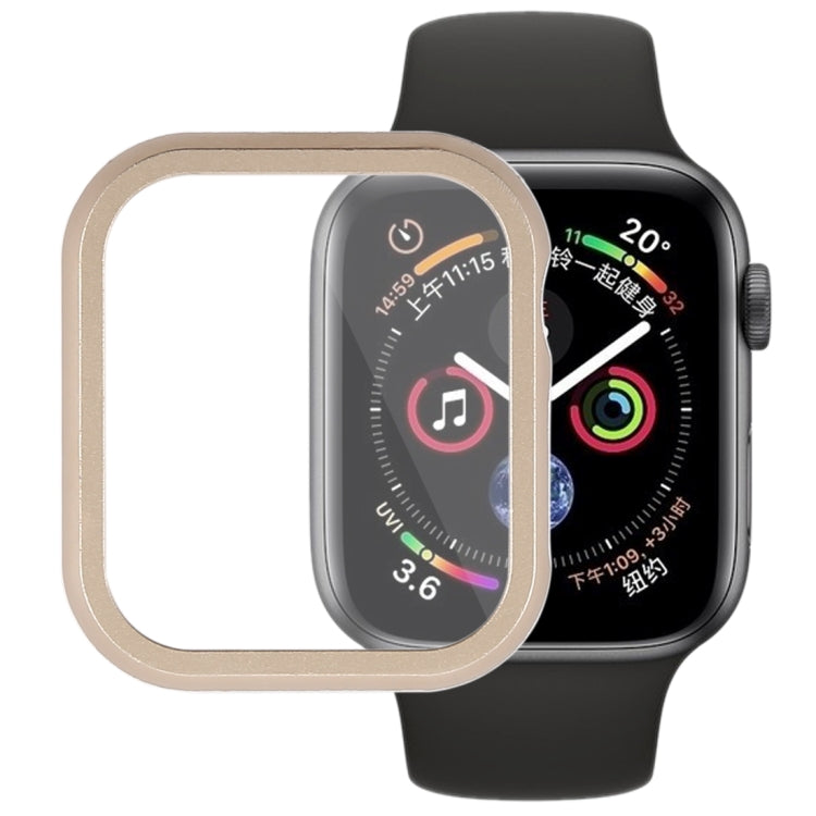 Metal Front Frame Protective Case For Apple Watch Series 6 / 5 / 4 /... For Apple Watch Series 6 5 4 Watch SE 44mm Gold