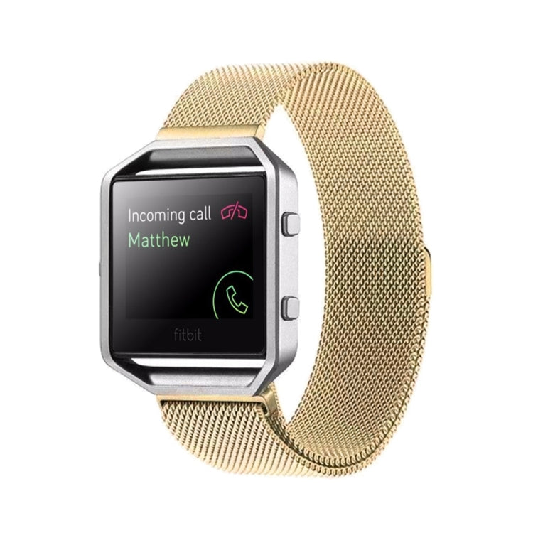 Watch Band – Magnetic, Stainless Steel (Fitbit Blaze Watch Loop) Gold