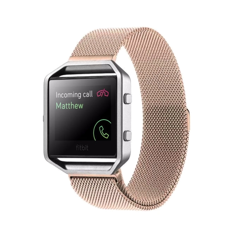 Watch Band – Magnetic, Stainless Steel (Fitbit Blaze Watch Loop) Rose Gold