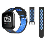 Watch Band – Silicone (Fitbit Versa Simple Fashion) Blue