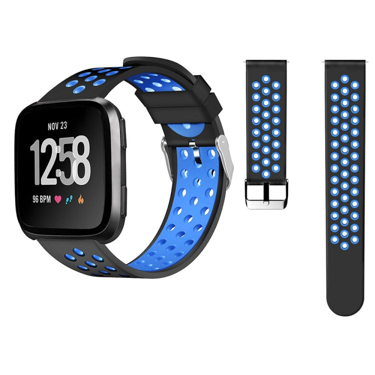 Watch Band – Silicone (Fitbit Versa Simple Fashion) Blue
