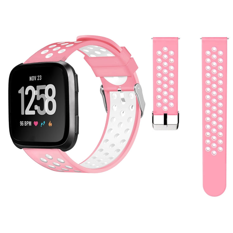 Watch Band – Silicone (Fitbit Versa Simple Fashion) Pink