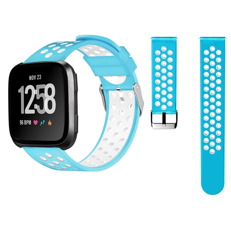 Watch Band – Silicone (Fitbit Versa Simple Fashion) Baby Blue