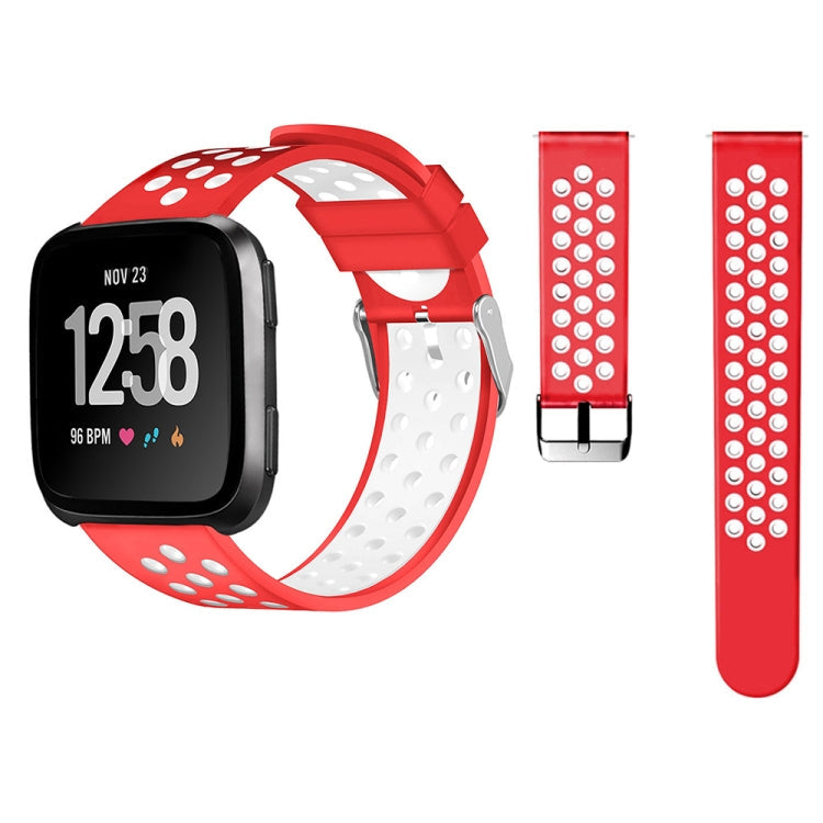 Watch Band – Silicone (Fitbit Versa Simple Fashion) Red