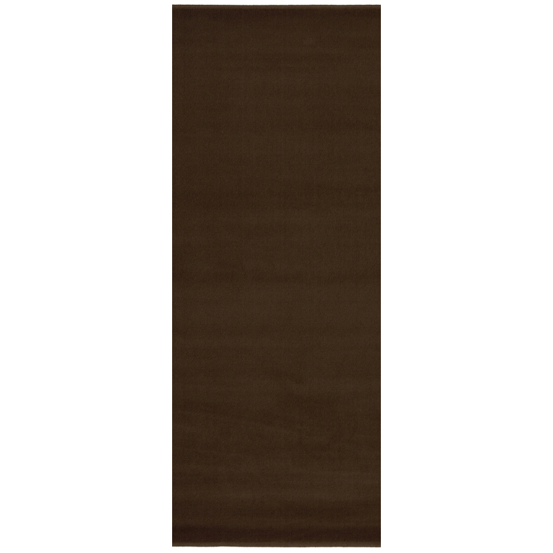 Maestro Solid Brown Rug 67X200 cm