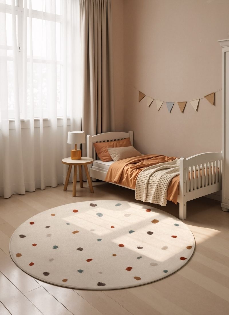 Adventures Kids Rug Funny Dots Ø 160 cm