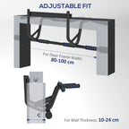 Multi-Grip Pull Up Bar, Chin Up Bar Doorway with Non-Slip Grips