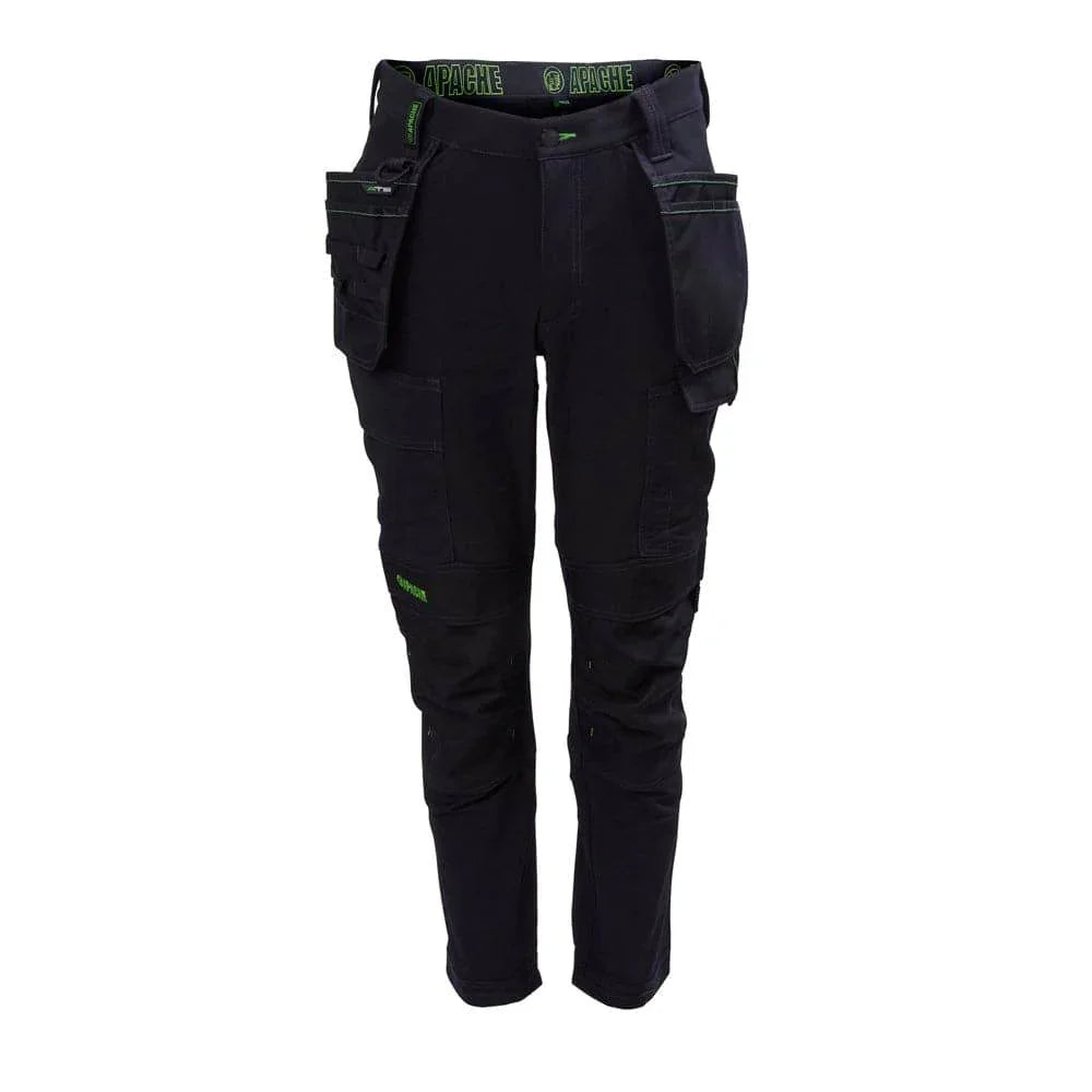 Apache Calgary Slim Fit 4 Way Stretch Holster Pocket Work Trousers