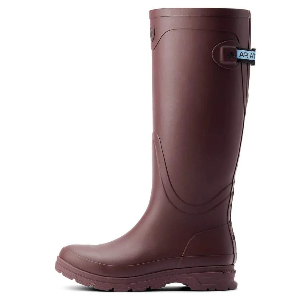 Ariat Womens P23508 Kelmarsh Rubber Wellington Boots Maroon