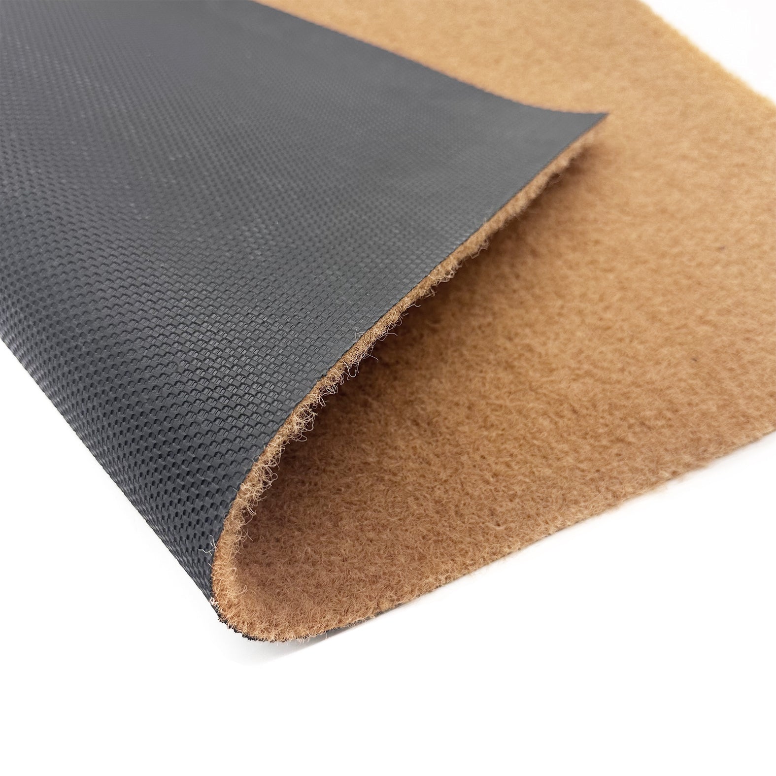 Non-Shed Synthetic Coir Halfmoon Doormat