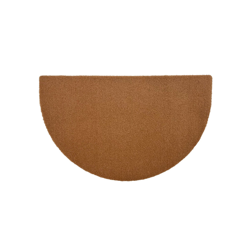 Non-Shed Synthetic Coir Halfmoon Doormat