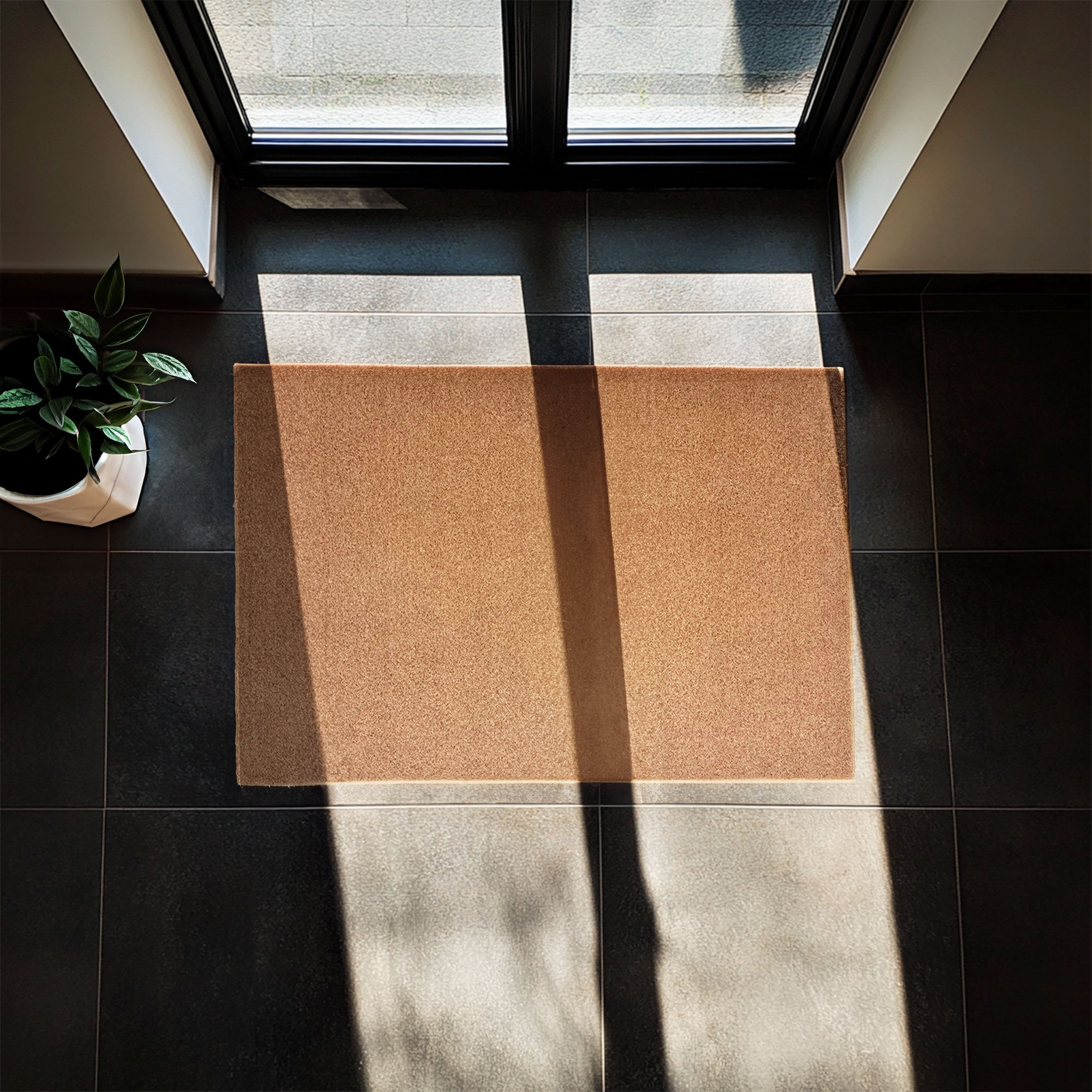 Non-Shed Synthetic Coir Large Rug