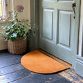 Non-Shed Synthetic Coir Halfmoon Doormat