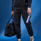 Leak Proof Slim Thermal Steel Water Bottle, Insulated, Ash Navy, 500ml (17oz)
