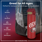 Leak Proof NFL Water Bottle, Stainless Steel, San Francisco 49ers, 600ml (20oz)
