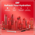 Leak Proof Thermal Steel Water Bottle, Insulated, Red, 320ml (11oz)