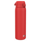 Leak Proof 1 Litre Water Bottle, Stainless Steel, Red, 1L