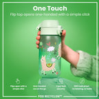 Leak Proof Kids Water Bottle, Recyclon, Llamas, 350ml (12oz)