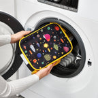 Kids Lunch Bag, Insulated, Spaceships, Medium