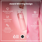 Leak Proof 1 litre Water Bottle, Recyclon, Rose Quartz, 1L