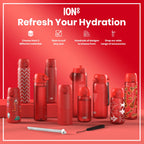 Leak Proof Kids Water Bottle, Recyclon, Red, 350ml (12oz)