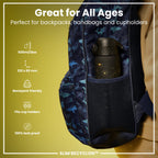 Leak Proof Slim Water Bottle, Recyclon, Celestial Universe, 500ml (18oz)