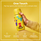 Leak Proof Thermal Steel Water Bottle, Insulated, Dinosaurs, 320ml (11oz)