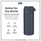 Insulated Steel, Travel Mug, Ash Navy, 360ml