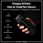 Insulated Steel, Travel Mug, Black, 360ml