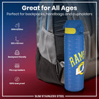 Leak Proof NFL Water Bottle, Stainless Steel, Los Angeles Rams, 600ml (20oz)