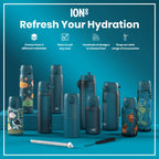 Leak Proof Kids Water Bottle, Stainless Steel, Rescue Vehicles, 400ml (13oz)