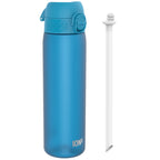 Leak Proof Medium Water Bottle with Straw, Recyclon, Blue, 500ml (18oz)