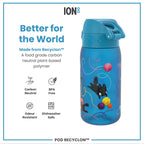 Leak Proof Kids Water Bottle, Recyclon, Cats, 350ml (12oz)