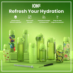 Leak Proof Kids Water Bottle, Recyclon, Cars, 350ml (12oz)
