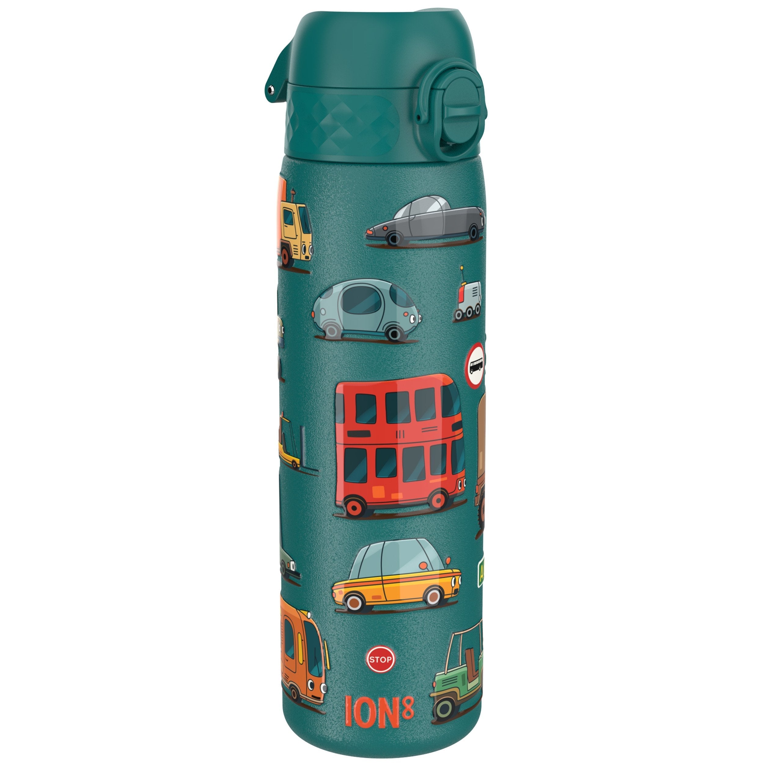 Leak Proof Slim Water Bottle, Stainless Steel, Automobiles, 600ml (20oz)