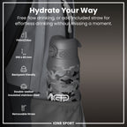MotoGP x ION8 Insulated Steel Water Bottle, MotoGP Camouflage, 750ml (24oz)