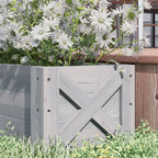Wooden Garden Raised Bed Planter Grow Containers Pot, 100x36.5x36cm