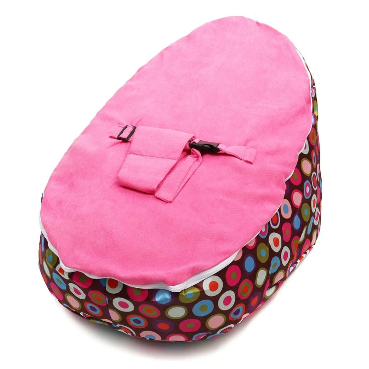 Classic Comfortable Safe Baby Sofa Feeding Bed Cover without Filling Pink